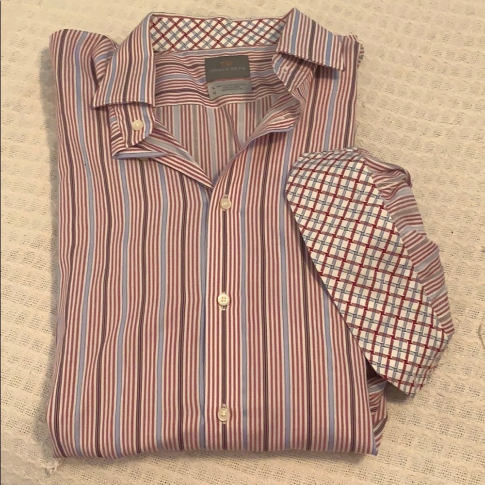 Men's Striped Button-Down Shirt